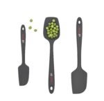 3 Piece Silicone Spatula Set - Red - Image 22