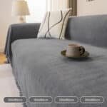 Herringbone Chenille Sofa Cover - Image 4