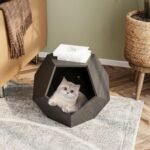 25.98'' Modern Pet Furniture Cat Carrier, Sofa Side Table, Planter MDF Multifunctional Furniture, Burmese Sumac - Image 6