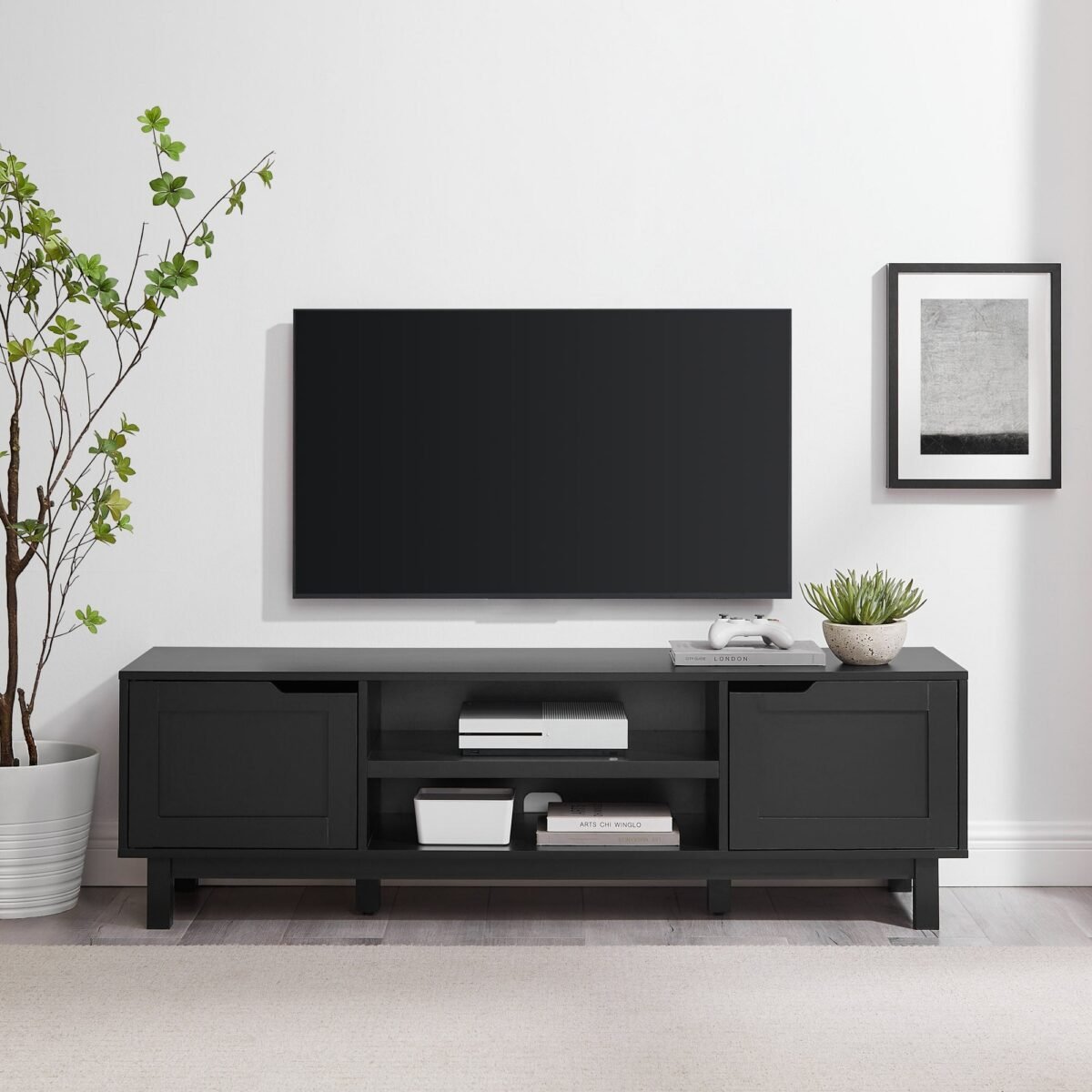 Tromso Modern 2-Door TV Stand for TVs up to 65” - Image 13