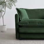 Walker Edison | Chenille Modular Cloud Couch with L-Shaped Sectional and Ottoman - Image 12