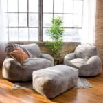 Nestle Loveseat Ottoman - Image 4