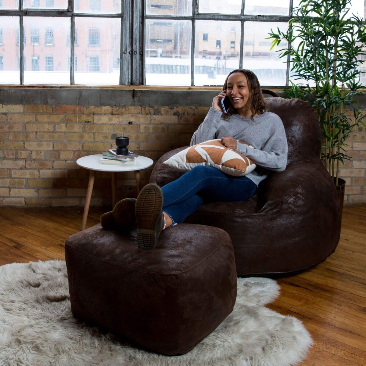 Nestle Chair Ottoman - Image 4