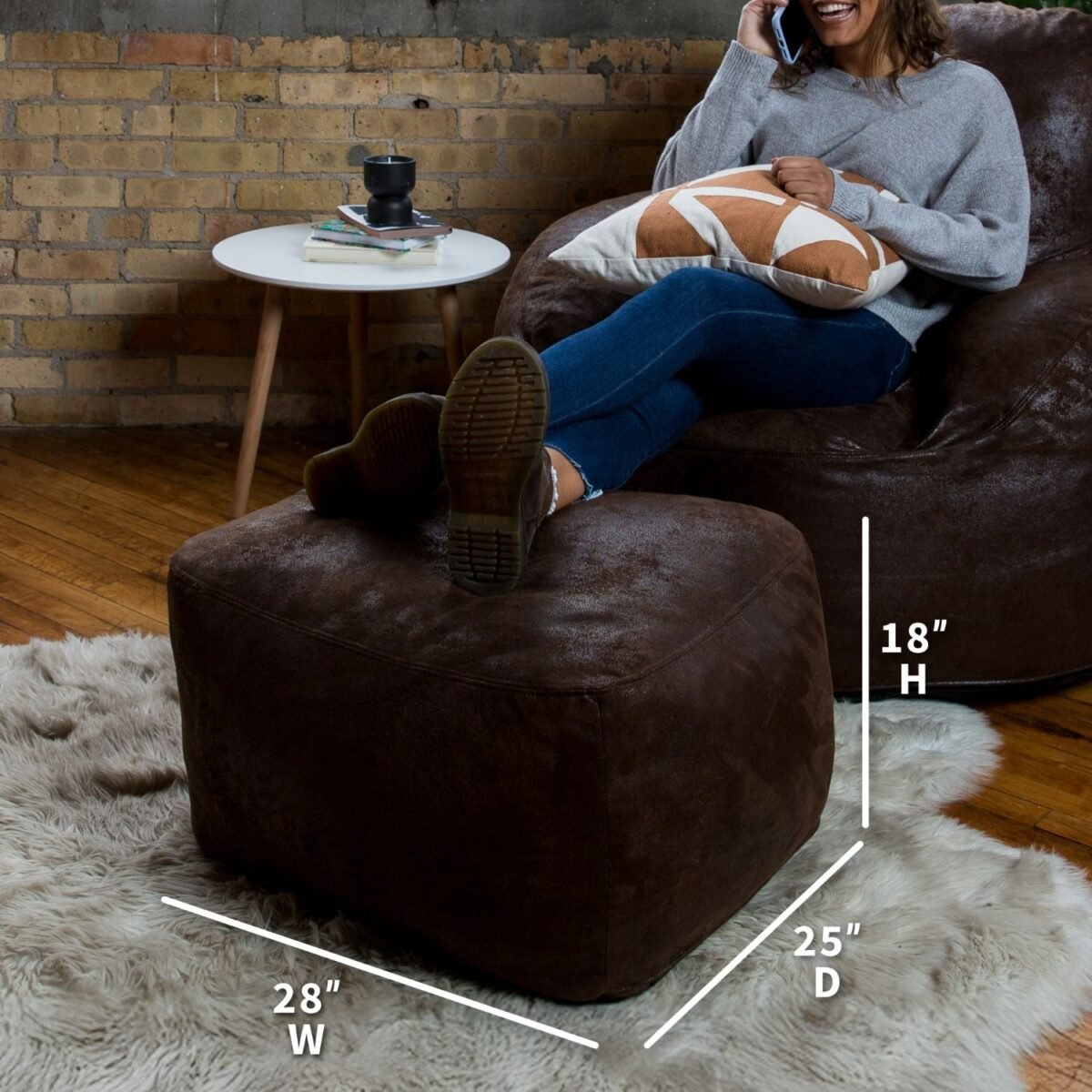 Nestle Chair Ottoman - Image 1