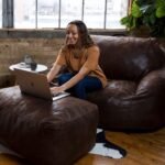 Nestle Loveseat Ottoman - Image 7