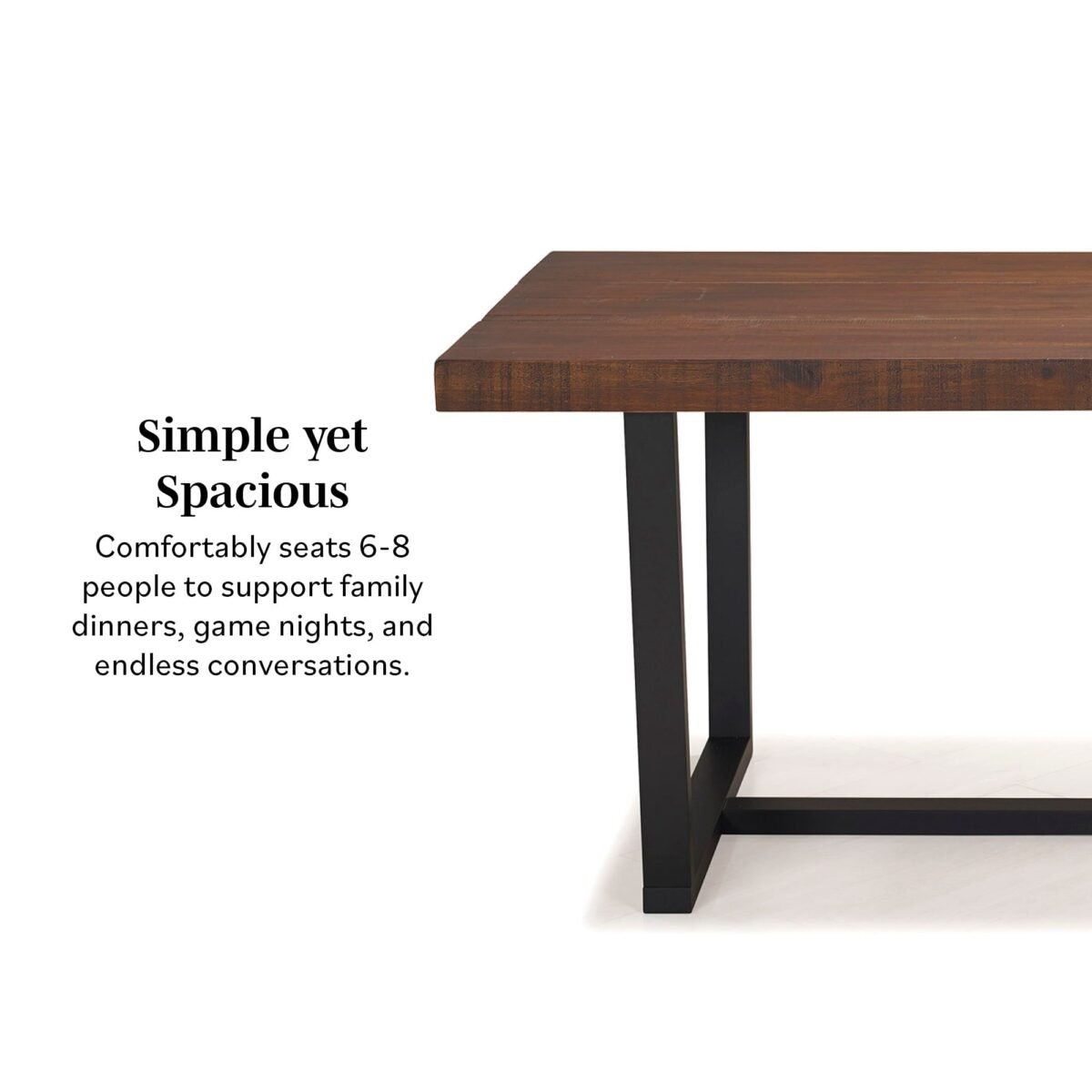 Durango Distressed Wood Dining Table - Image 15