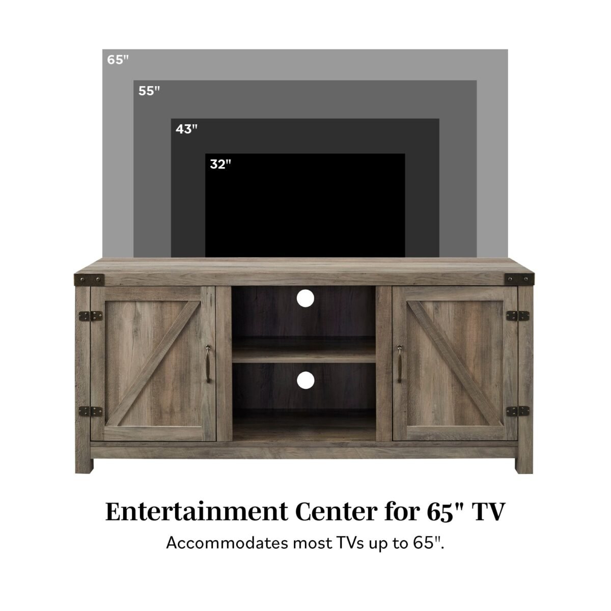 Barn Door TV Stand - Image 32