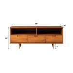 Sloane 3-Drawer Solid Wood TV Console - Image 11