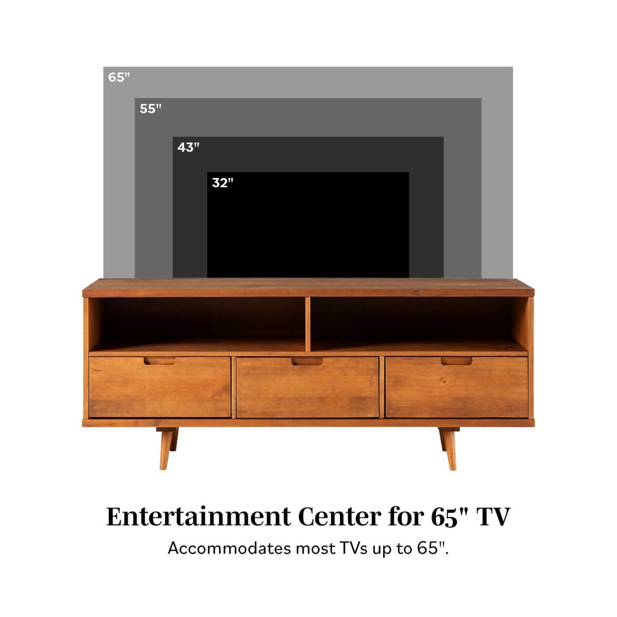 Sloane 3-Drawer Solid Wood TV Console - Image 9