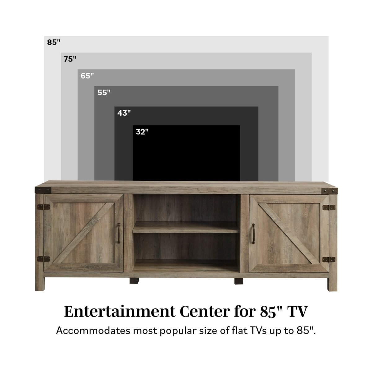 Barn Door TV Stand - Image 25