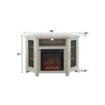Barn 48" Wood Corner Fireplace TV Stand - Image 11