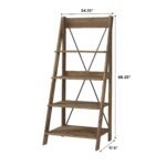 Frankie Solid Wood Bookshelf - Image 3