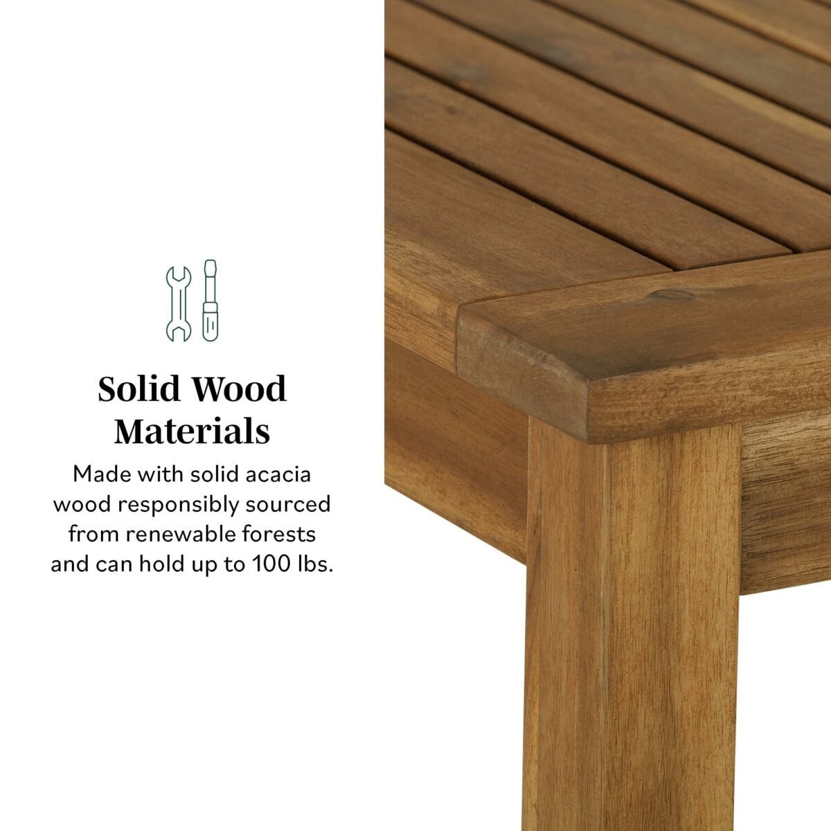 Crosswinds Patio Dining Table - Image 3