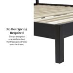Yasmina Solid Wood Rattan Paneled Platform Bed (Queen or King) - Image 19