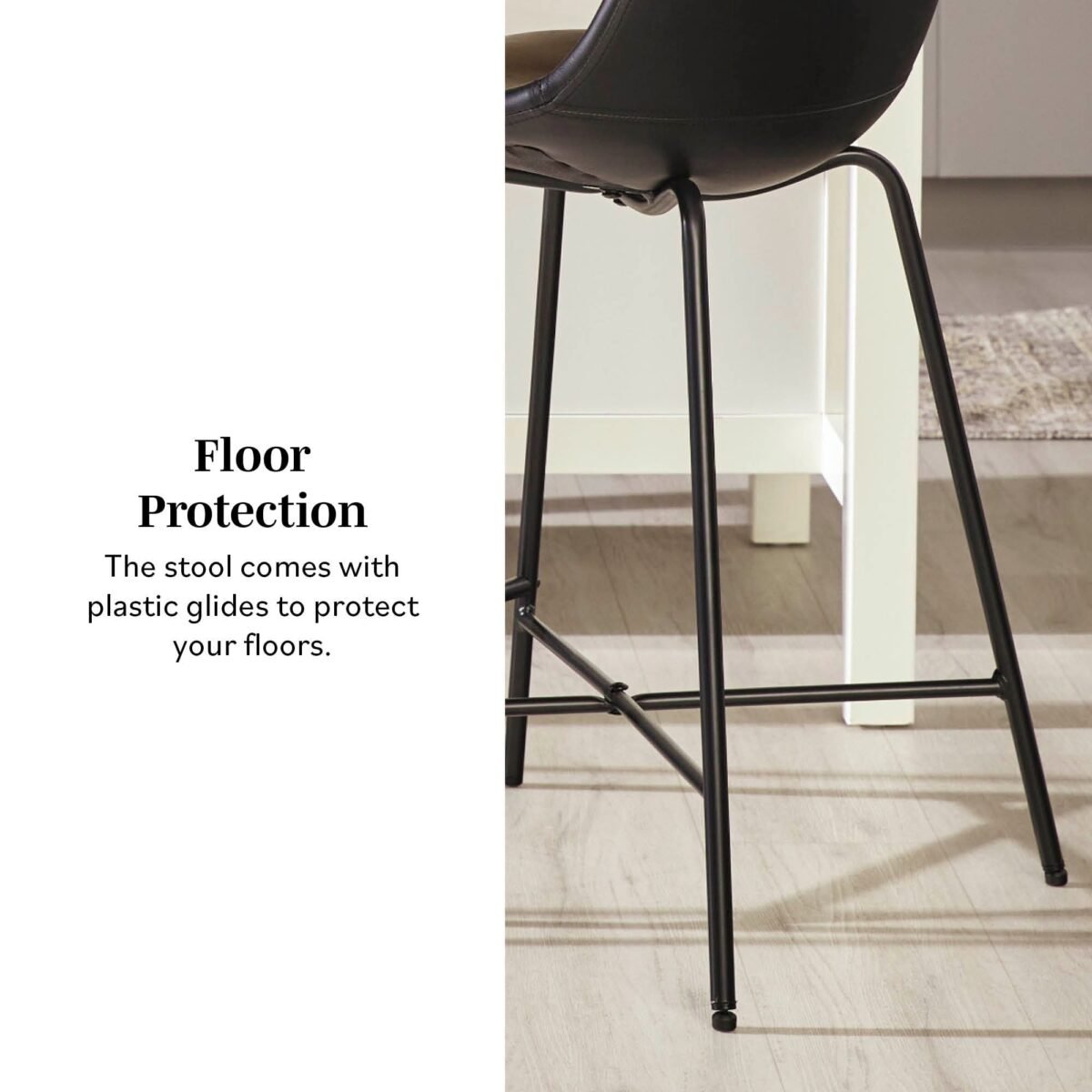 Xuma Urban Industrial Faux Leather Seating Collection (Dining Chair or Counter Stool), Set of 2 - Image 28