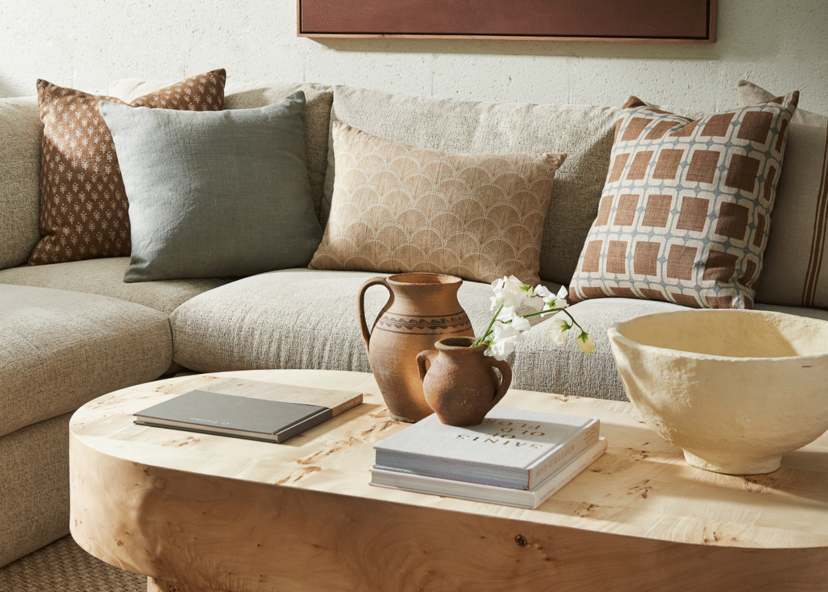 Burl Oval Coffee Table - Image 2
