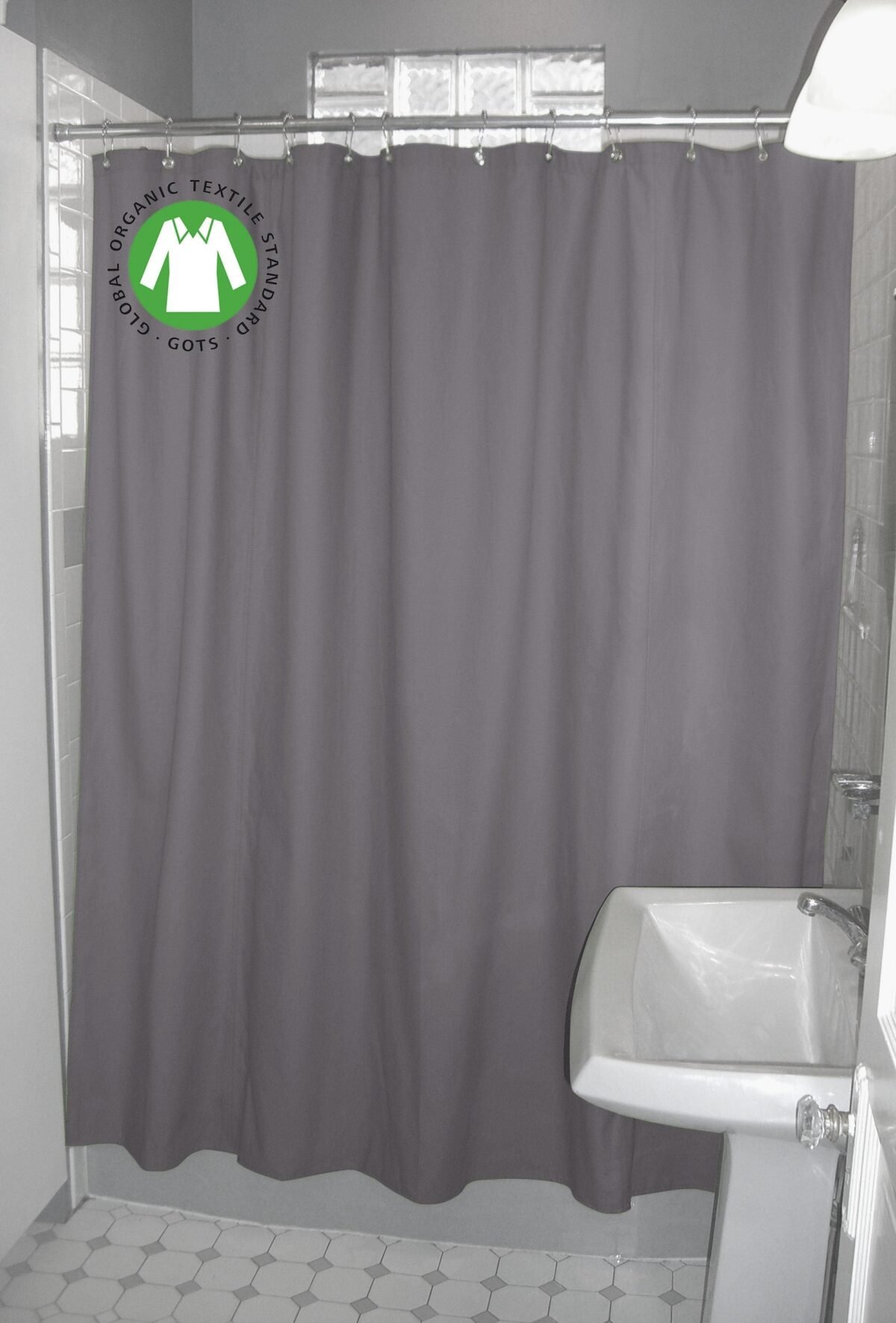 Organic Cotton Shower Curtain – Bath, Tub + Stall Sizes - Image 29