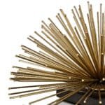 Star Burst Gold/Black Decor Figurine, Large - Image 4