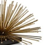 Star Burst Gold/Black Figurine Decor, Medium - Image 5