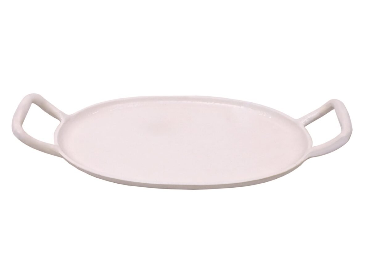 Charlotte Eco-Friendly Serving Tray - Handcrafted Mango Wood and Aluminum for Sustainable Entertaining - Image 8