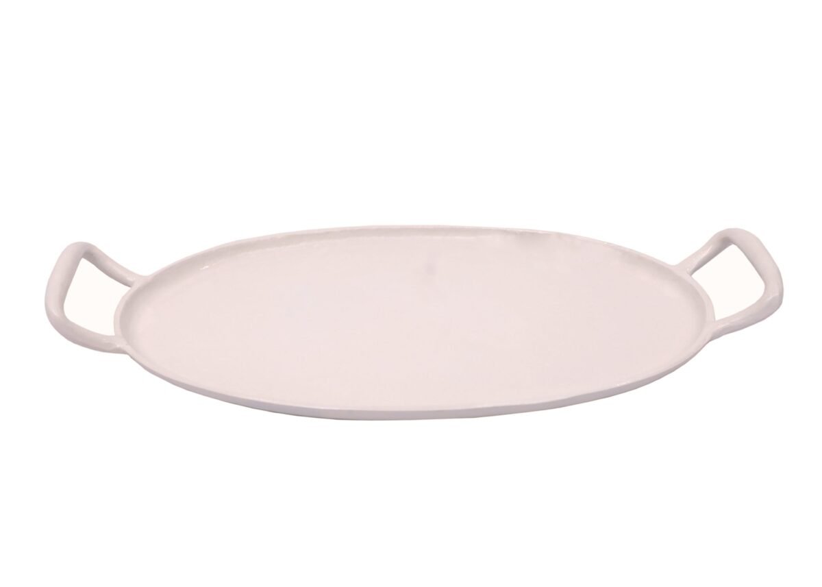Charlotte Eco-Friendly Serving Tray - Handcrafted Mango Wood and Aluminum for Sustainable Entertaining - Image 9