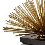 Star Burst Gold/Black Figurine Decor, Medium - Image 3