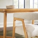 Ezra Modern Solid Wood Dining Chair with Boucle Upholstery (Set of 2) - Image 14