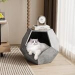 25.98'' Modern Pet Furniture Cat Carrier, Sofa Side Table, Planter MDF Multifunctional Furniture, Burmese Sumac - Image 30