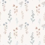 Watercolor Flowers Wallpaper - Image 3
