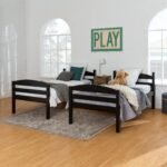 Carolina Transitional Solid Wood Twin-over-Twin Bunk Bed - Image 23