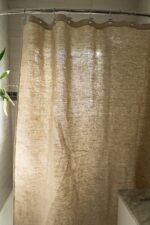 Hemp Shower Curtain – Bath, Tub + Stall Sizes – Made in USA - Image 4