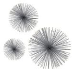 Black & Gold Circular Wall Decor, Large - Image 2