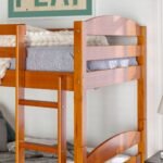 Carolina Transitional Solid Wood Twin-over-Twin Bunk Bed - Image 7