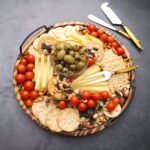 Aria Scorched Wood Serving Tray with Handles - Image 5