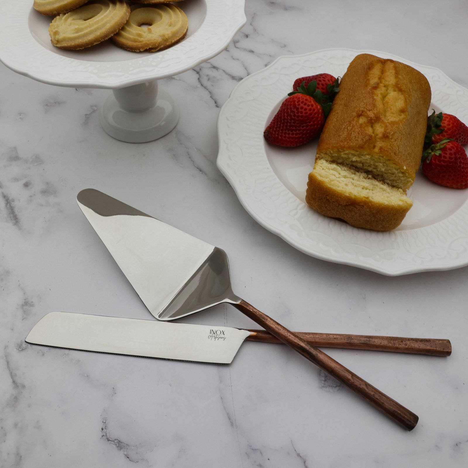 284A4034_Edited_64cb16da-142d-4255-a091-88e6e73e6e08 Sundance Cake Serving 2 Pc. Set - Image 1