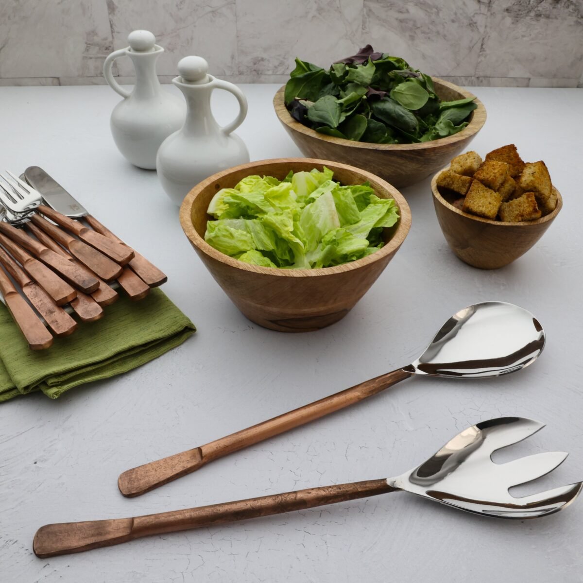 Celia Salad Serving  2 Pc. Set - Image 1