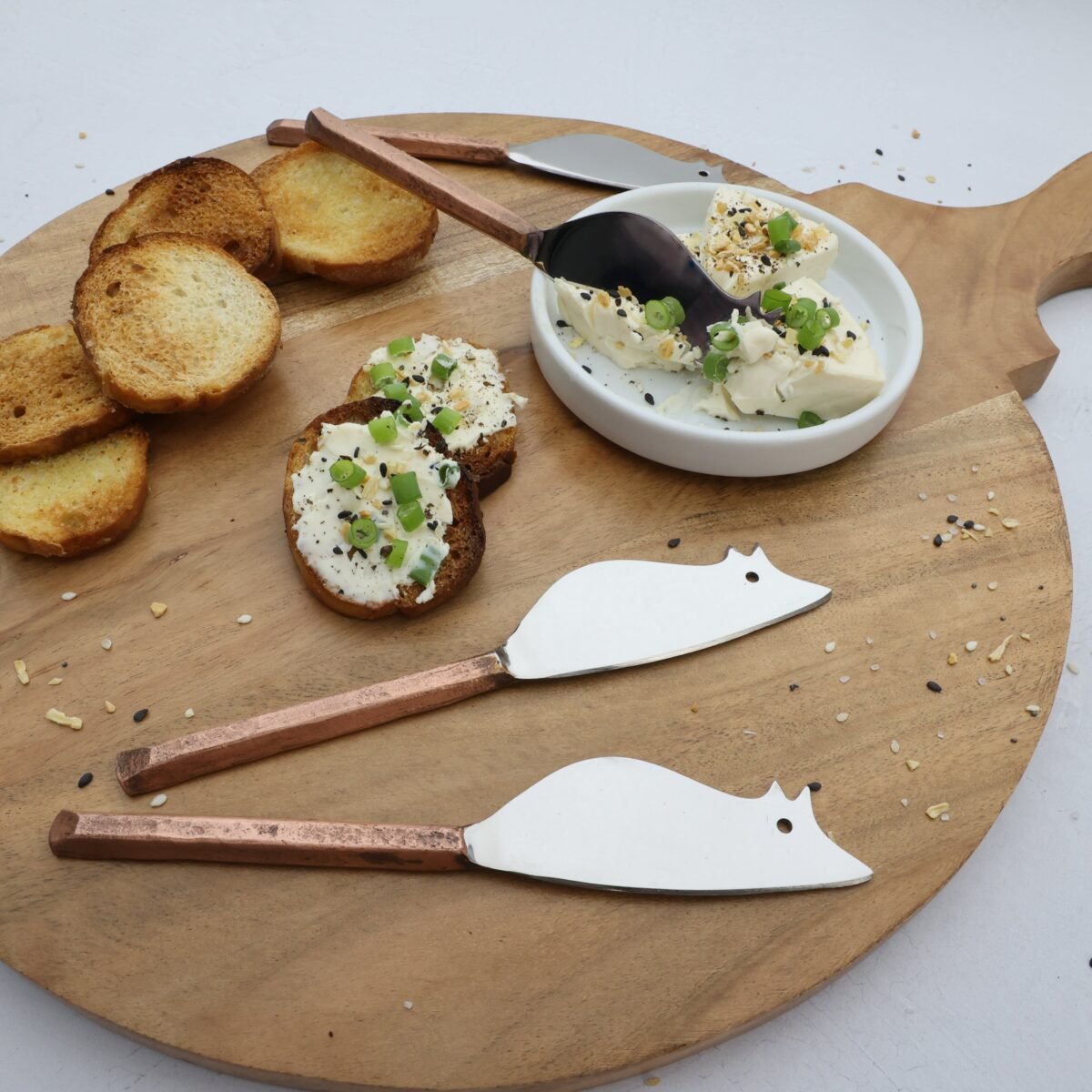 PLATEAU RATONCITO CHEESE SPREADER/KNIFE 4 PC. SET - Image 1