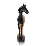 Black & Gold Cavallo Running Horse Polyresin Figurine - Image 12