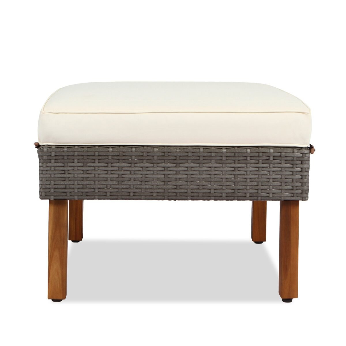 Walker Edison | Wicker 9-Piece Patio Modular Sofa Set - Image 11