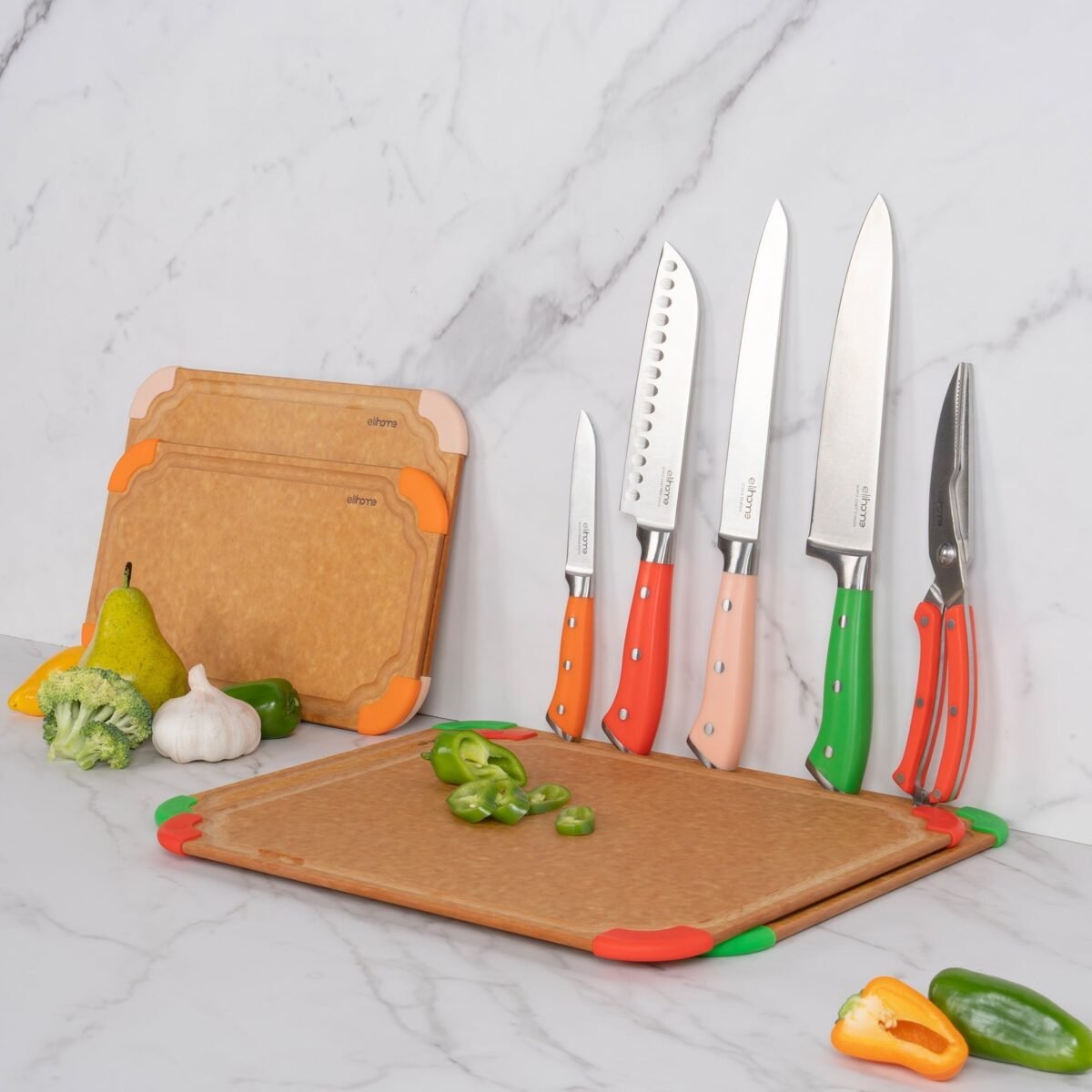 9 Piece CuttingWise Cutting Boards + Knife Set - Image 5