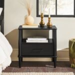 Walker Edison Spindle Transitional 1-Drawer Nightstand - Image 14