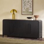 Chantelle Modern Curved Buffet Sideboard and TV Stand - Image 10