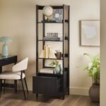 Holmes Modern Scandinavian Reeded Bookshelf - Image 14