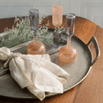 CG Hunter Handcrafted Linen Blush Lilies Napkins - Set of 4 for Elegant Dining Decor - Image 5