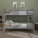 Carolina Transitional Solid Wood Twin-over-Twin Bunk Bed - Image 2