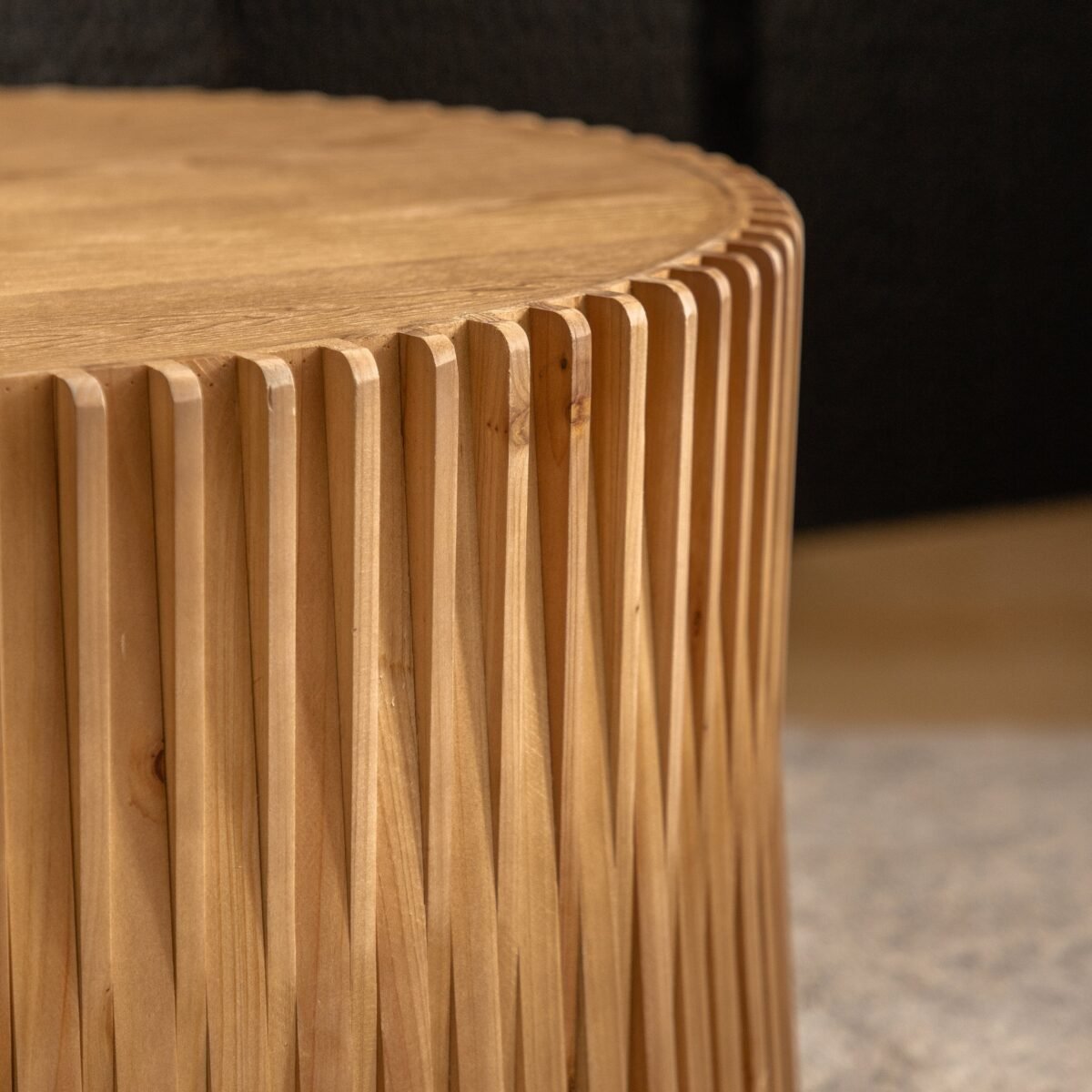 Walker Edison | Textured Nesting Coffee Table Set - Image 13