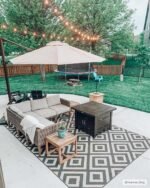 Spilsby Geometric Outdoor Rug - Clearance - Image 6