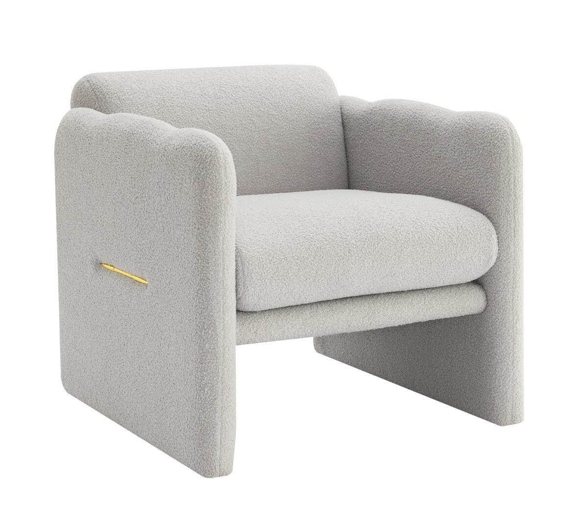 Walker Edison | Modern Teddy Cloud Accent Chair - Image 6