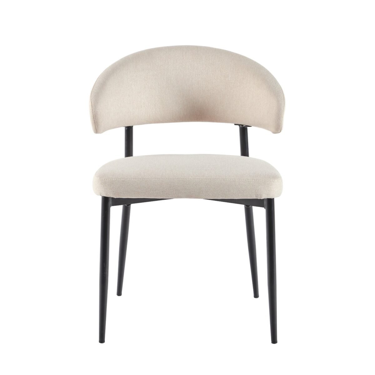 Alexis Modern Upholstered Curved Dining Chair, set of 2 - Image 15
