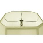 16"W x 12"H Square Cut Corner Lamp Shade Eggshell - Image 4
